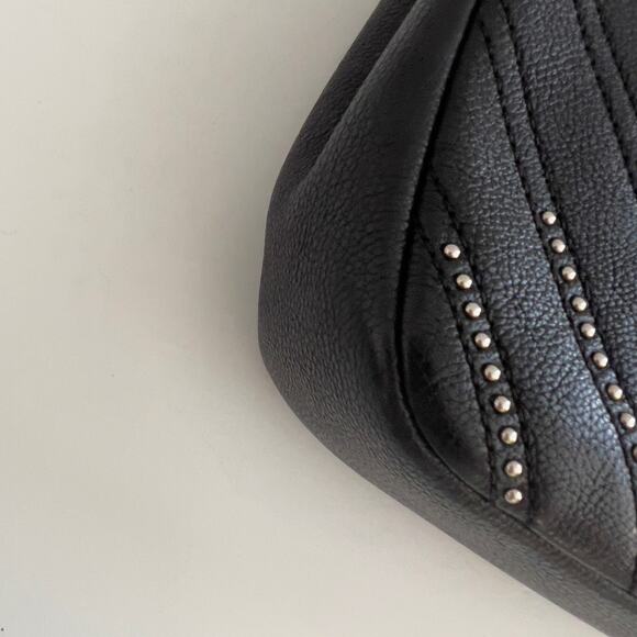 Chanel Calfskin Studded Chevron Medium Stud Wars Flap Black - Picture 7 of 13